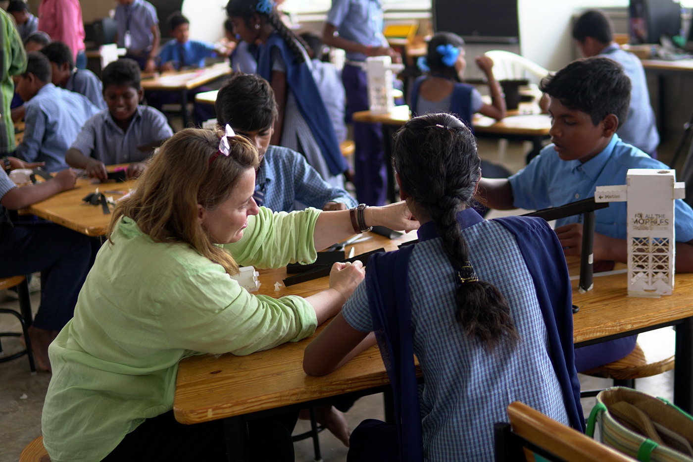 Agastya Moira with Students