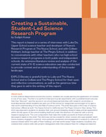 Creating a Sustainable Student-Led Research Program