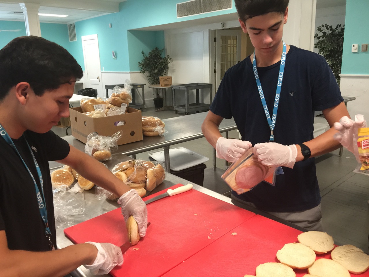 Community Service Downtown Evening Soup Kitchen