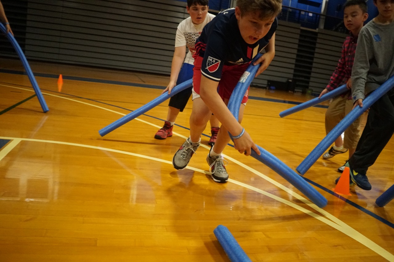 Activity Pool Noodle Hockey