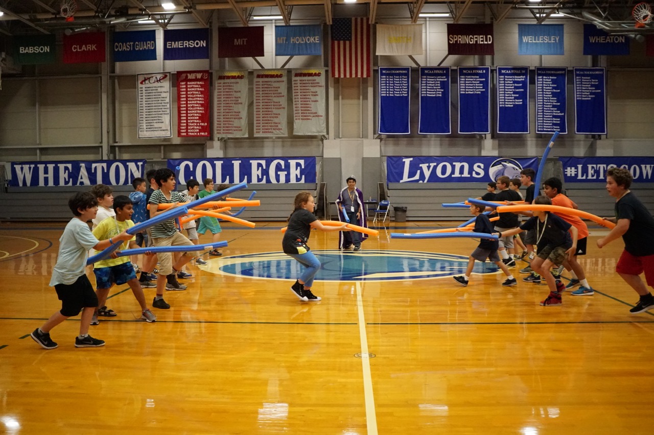 Activity Pool Noodle Jousting