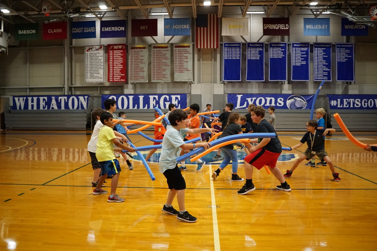 Activity Pool Noodle Jousting
