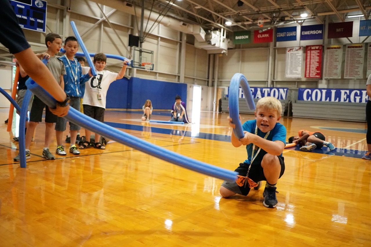 Activity Pool Noodle Jousting