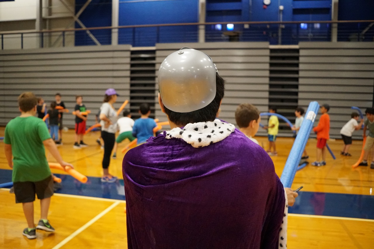 Activity Pool Noodle Jousting