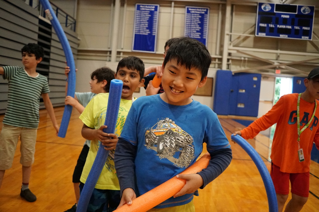 Activity Pool Noodle Jousting